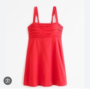 Abercrombie & Fitch Red Mini Dress